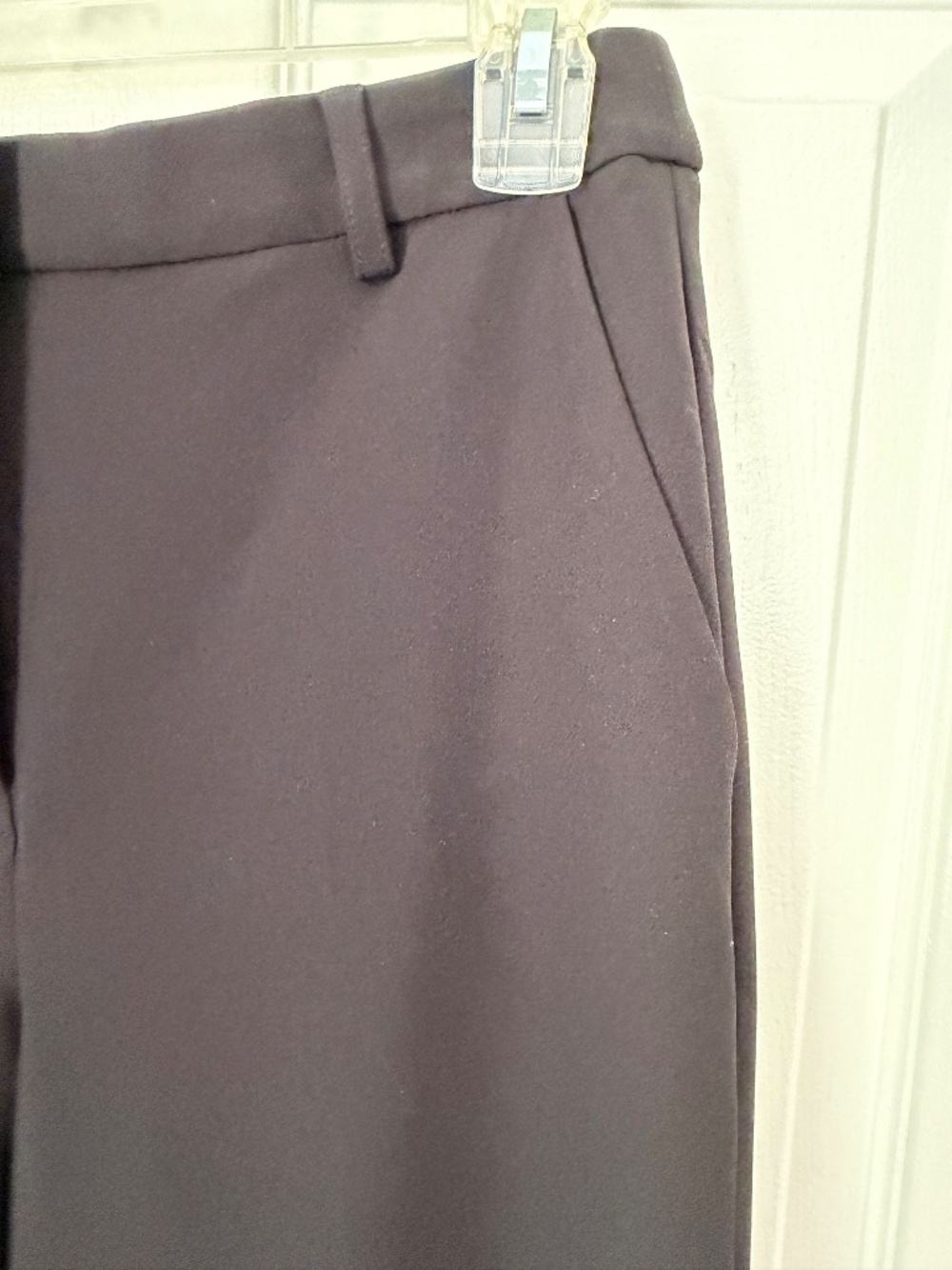 EXPRESS Editor Super High Rise Straight Ankle Pants - Picture 3 of 8